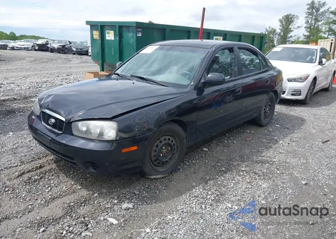 2003 Hyundai Elantra Gls/Gt z USA, uszkodzony, nr VIN KMHDN45D83U577275